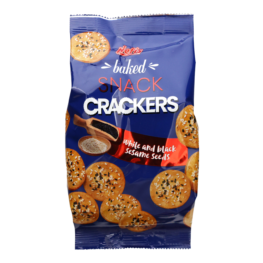 Crackers with White and Black Sesame Seeds – 100 gr (3.53 oz)
